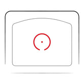 Vortex Defender-CCW Enclosed Solar Micro Red Dot 3 MOA- DFCCW-MRD3-E